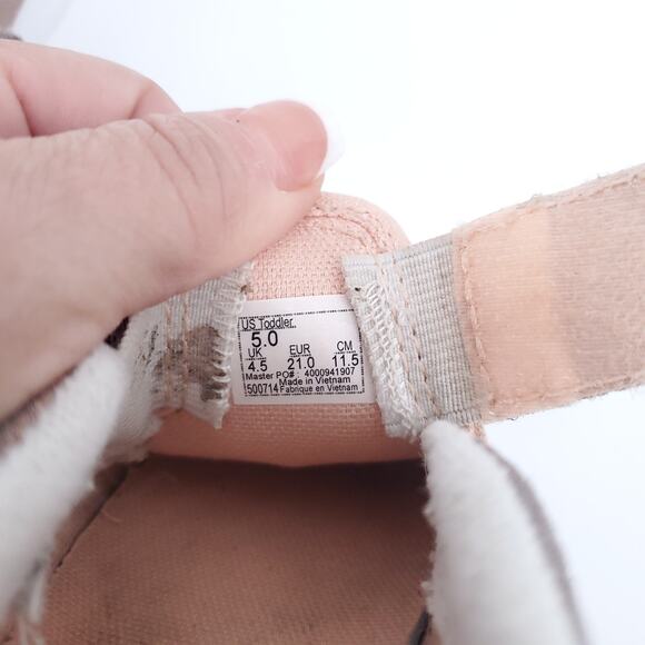 Vans Toddler Girl Metallic Rose Gold Slip-On Skater Shoe With Side Closure| 5T - Picture 7 of 10